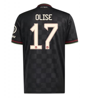 Lacne Muži Futbalové dres Bayern Munich Michael Olise #17 2025-26 Krátky Rukáv - Tretina